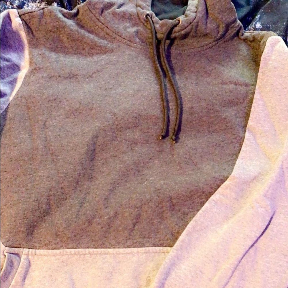 Russell two tone grey hoodie